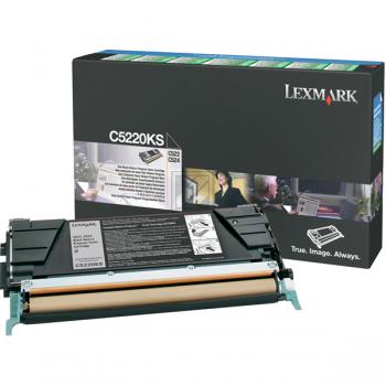 C5220KS / schwarz / original LEXMARK Toner schwarz / C5220KS / 4000 S.
