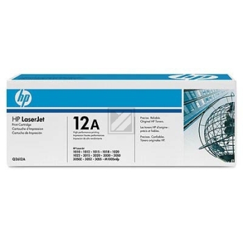 Q2612AD // 12AD / schwarz / original HP Toner schwarz / Q2612AD / 2000 S.