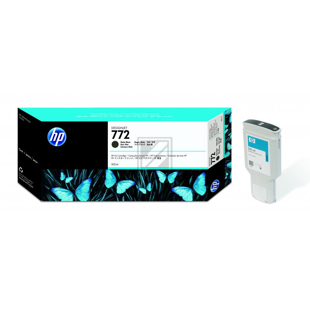 CN635A // 772 / schwarz / original HP Tintenpatrone schwarz matt / CN635A / 300.00 ml