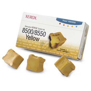 108R00671 / gelb / original XEROX Festtinte in ColorStix / 108R00671 / 3000 S.