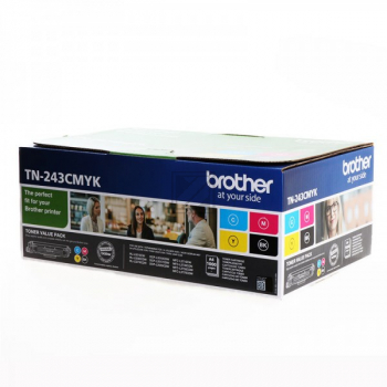 TN243CMYK / original BROTHER Toner MultiPack / TN243CMYK / 1000 S.