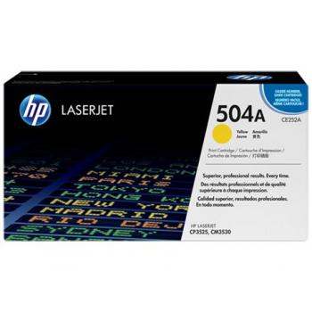 CE252A // 504A / gelb / original HP Toner gelb / CE252A / 7000 S.