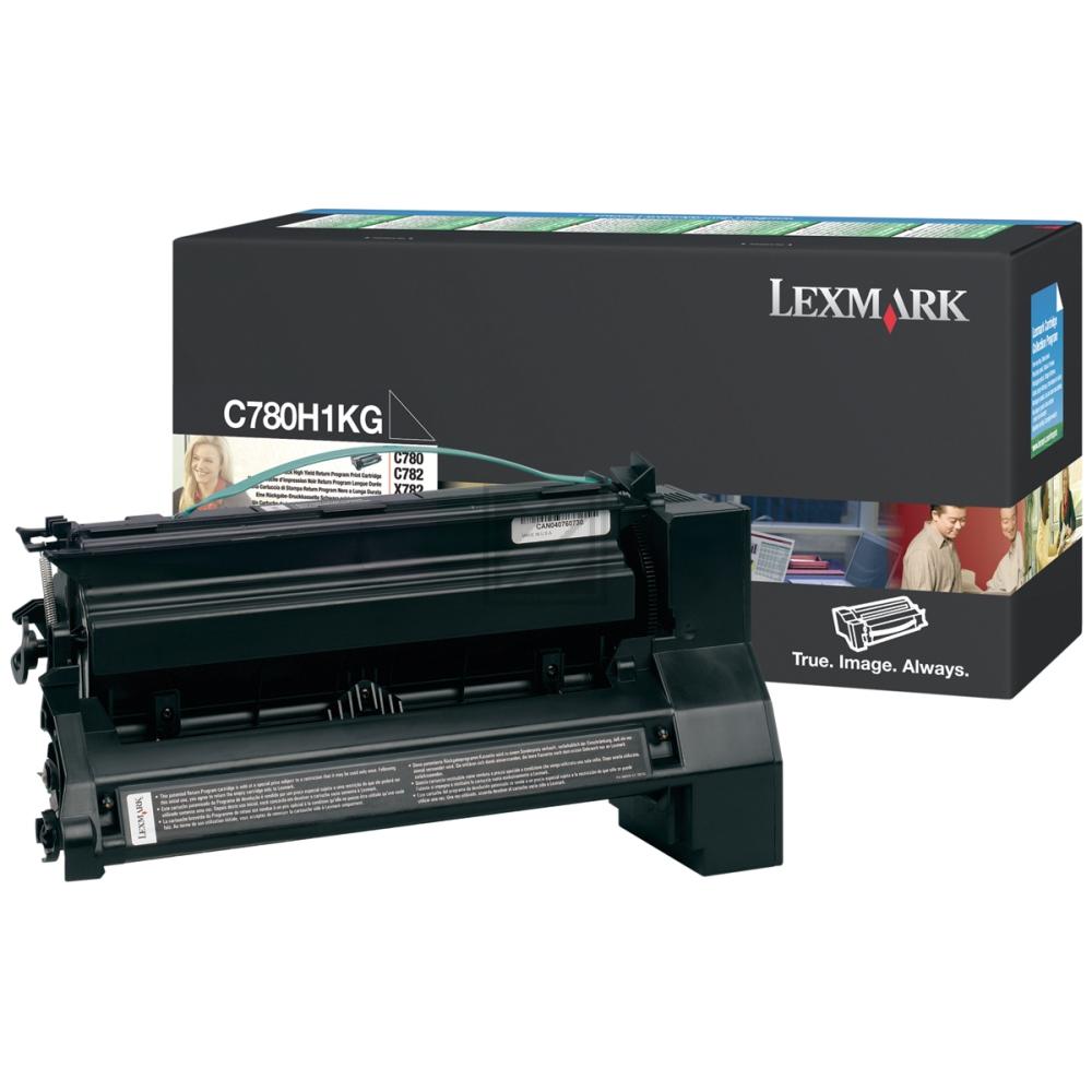 C780A1KG / schwarz / original LEXMARK Toner schwarz / C780A1KG / 6000 S.