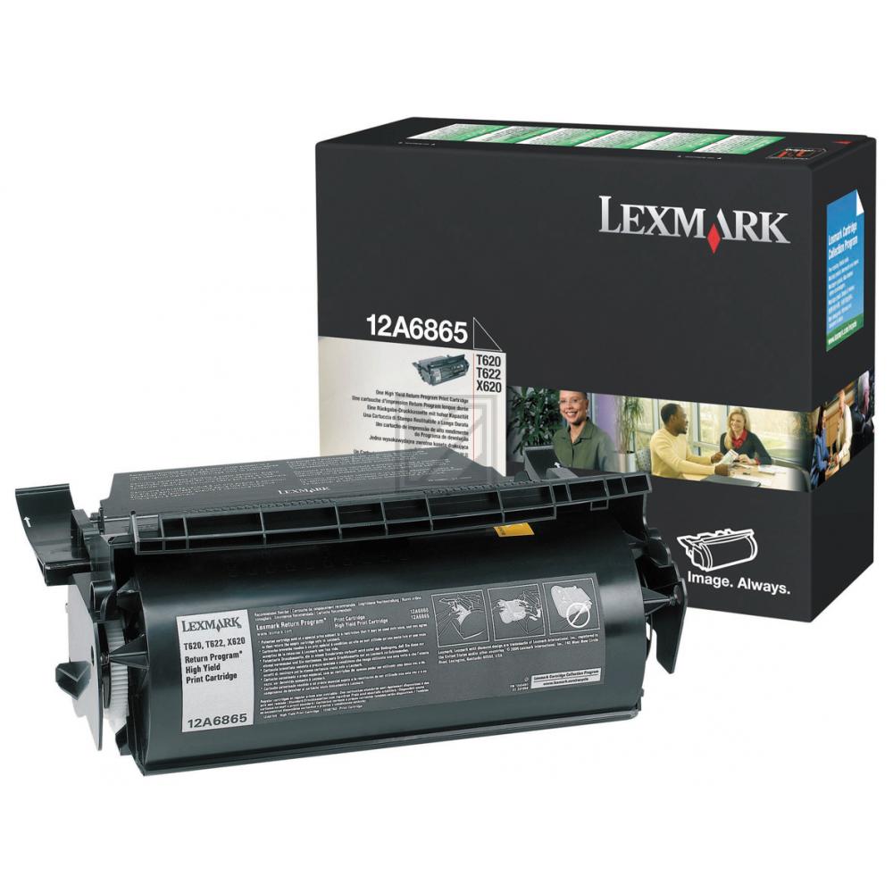 12A6865 // Black // original // Toner f. Lexmark O / 12A6865 / 30.000 Seiten