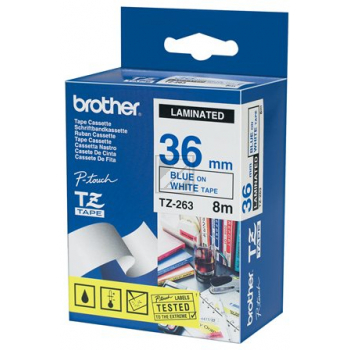TZE263 / original BROTHER PTouch Farbband / TZE263