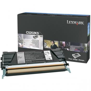 C5202KS / schwarz / original LEXMARK Toner schwarz / C5202KS / 1500 S.