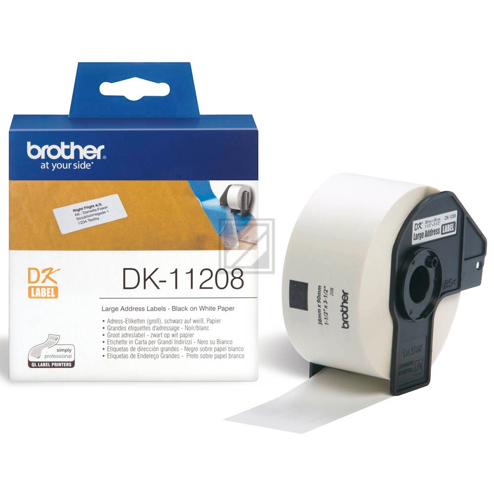 DK11208 / original BROTHER PTouch Etiketten / DK11208