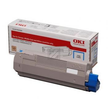 46471103 / cyan / original OKI Toner cyan / 46471103 / 7000 S.
