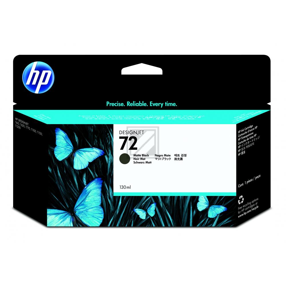 C9403A // 72 / schwarz / original HP Tintenpatrone schwarz matt / C9403A / 130.00 ml