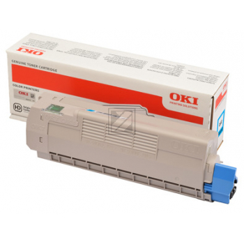 46507507 / cyan / original OKI Toner cyan / 46507507 / 6000 S.