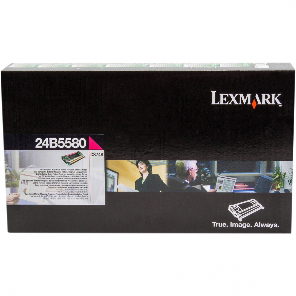 24B5580 / magenta / original LEXMARK Toner magenta / 24B5580 / 10000 S.