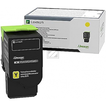 78C0X40 / gelb / original LEXMARK Toner gelb / 78C0X40 / 5000 S.