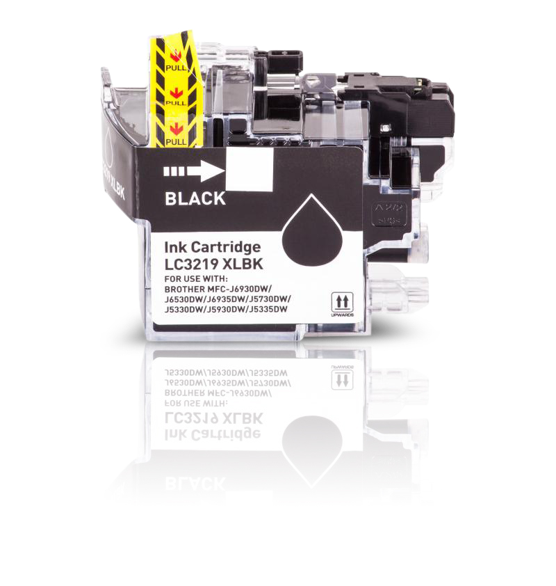 Alternativ Tinte Black für Brother / LC3219BK / 3.000 Seiten