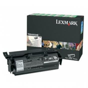 T654X04E / schwarz / original LEXMARK Toner schwarz / T654X04E / 36000 S.