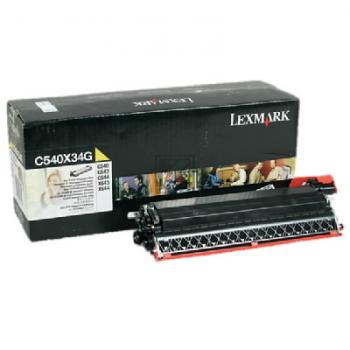 C540X34G / gelb / original LEXMARK Entwicklereinheit / C540X34G / 30000 S.