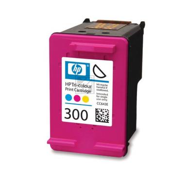 CC643EE // 300 / original HP Druckkopfpatrone color / CC643EE / 165 S. / 4.00 ml