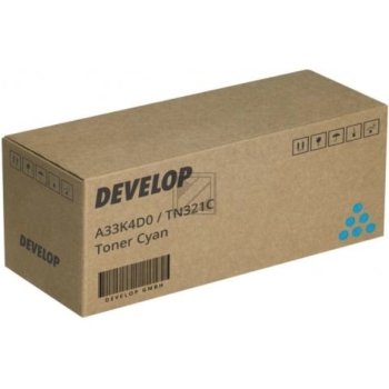 A33K4D0 // TN321C / cyan / original DEVELOP Toner cyan / A33K4D0 / 25000 S.