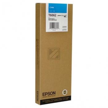 C13T606200 // T6062 / cyan / original EPSON Tintenpatrone cyan / C13T606200 / 220.00 ml
