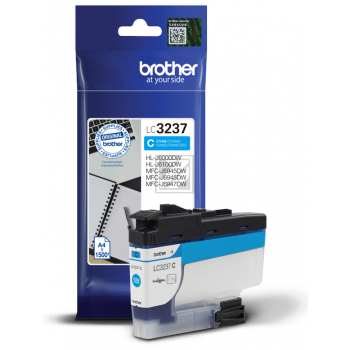 LC3237C / original BROTHER Tintenpatrone cyan / LC3237C / 1500 S.