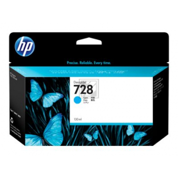 F9J67A // 728 / cyan / original HP Tintenpatrone cyan / F9J67A / 130.00 ml