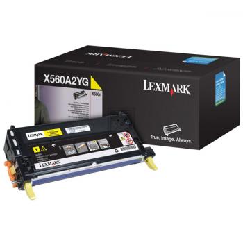 X560A2YG / gelb / original LEXMARK Toner gelb / X560A2YG / 4000 S.