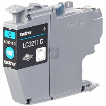 LC3211C / cyan / original BROTHER Tintenpatrone cyan / LC3211C / 200 S.