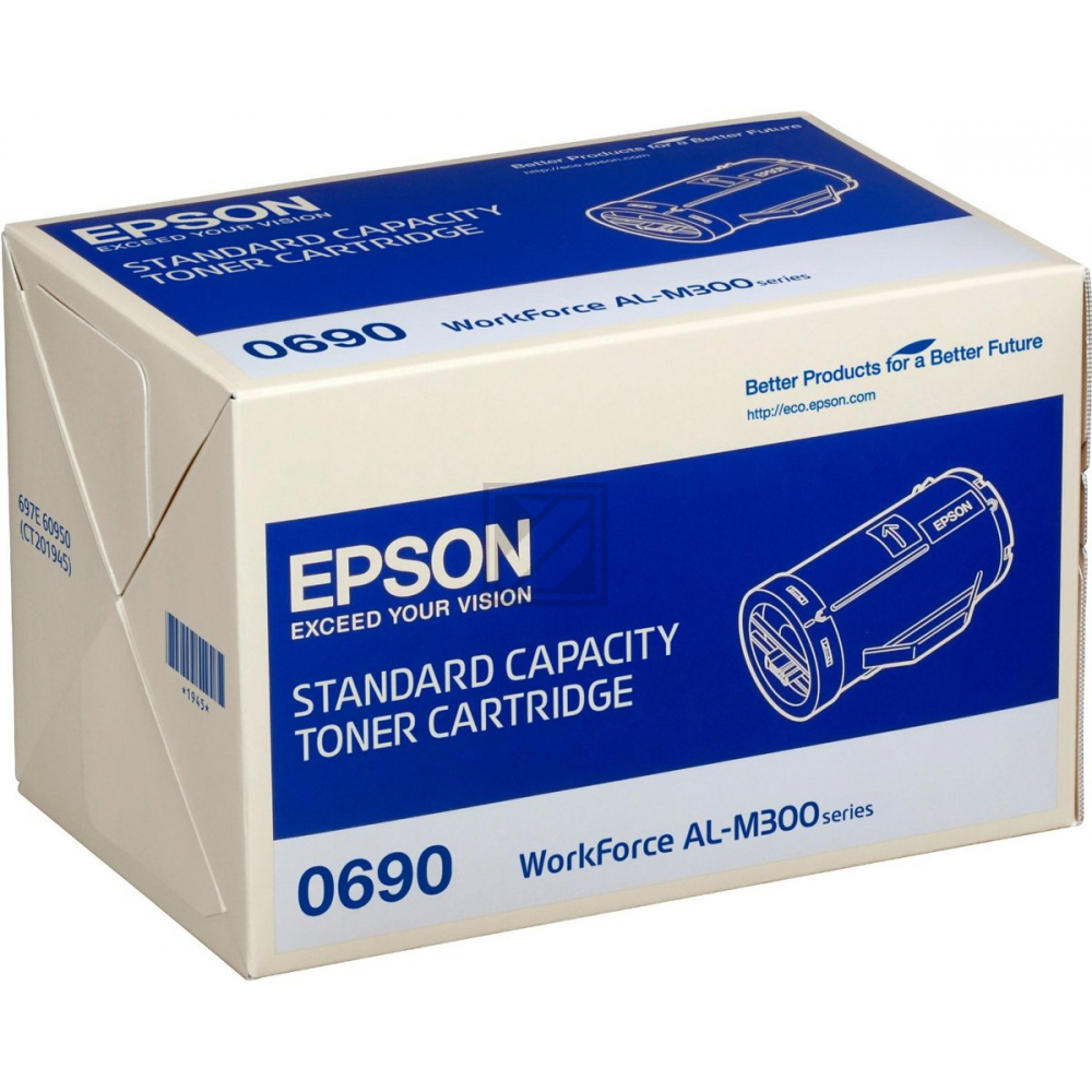 C13S050690 // 0690 / schwarz / original EPSON Toner schwarz / C13S050690 / 2700 S.