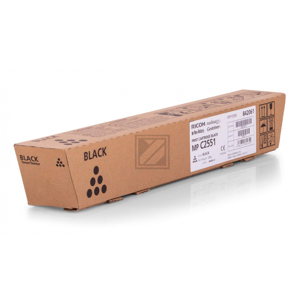 842061 // TYPEMPC2551E / schwarz / original RICOH Toner schwarz / 842061 / 10000 S.