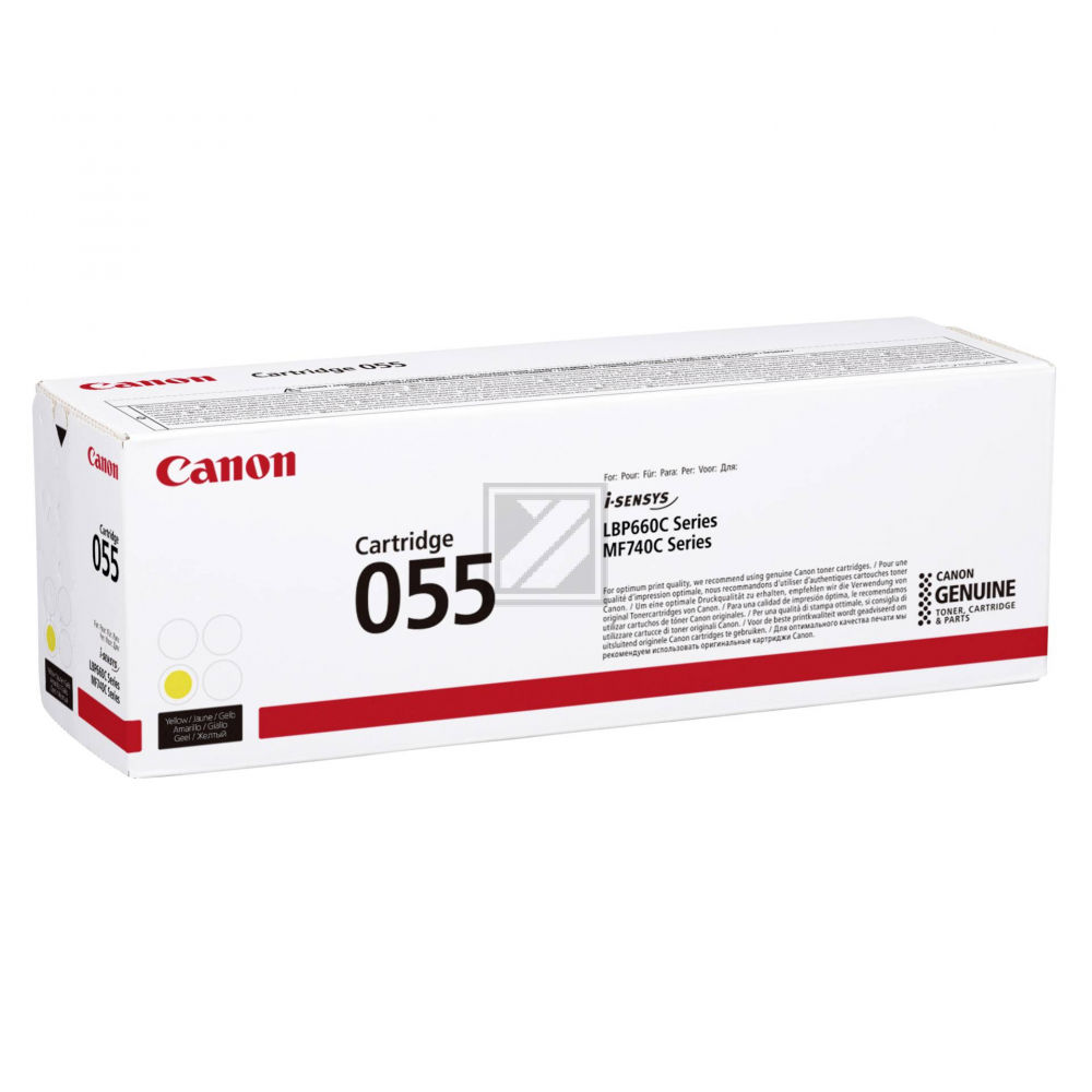 3013C002 // 055 / gelb / original CANON Toner gelb / 3013C002 / 2100 S.
