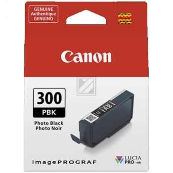 4193C001 // PFI300PBK / original CANON Tintenpatrone schwarz hell / 4193C001 / 14.40 ml