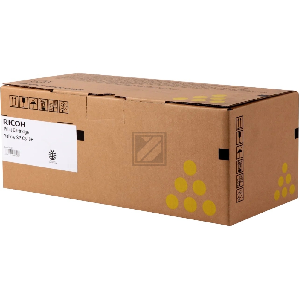 406351 // SPC310HE / gelb / original RICOH Toner gelb / 406351 / 2500 S. 406351 // SPC310HE / gelb / original RICOH Toner gelb / 406351 / 2500 S.