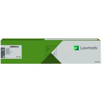 24B6842 / cyan / original LEXMARK Toner cyan / 24B6842 / 30000 S.