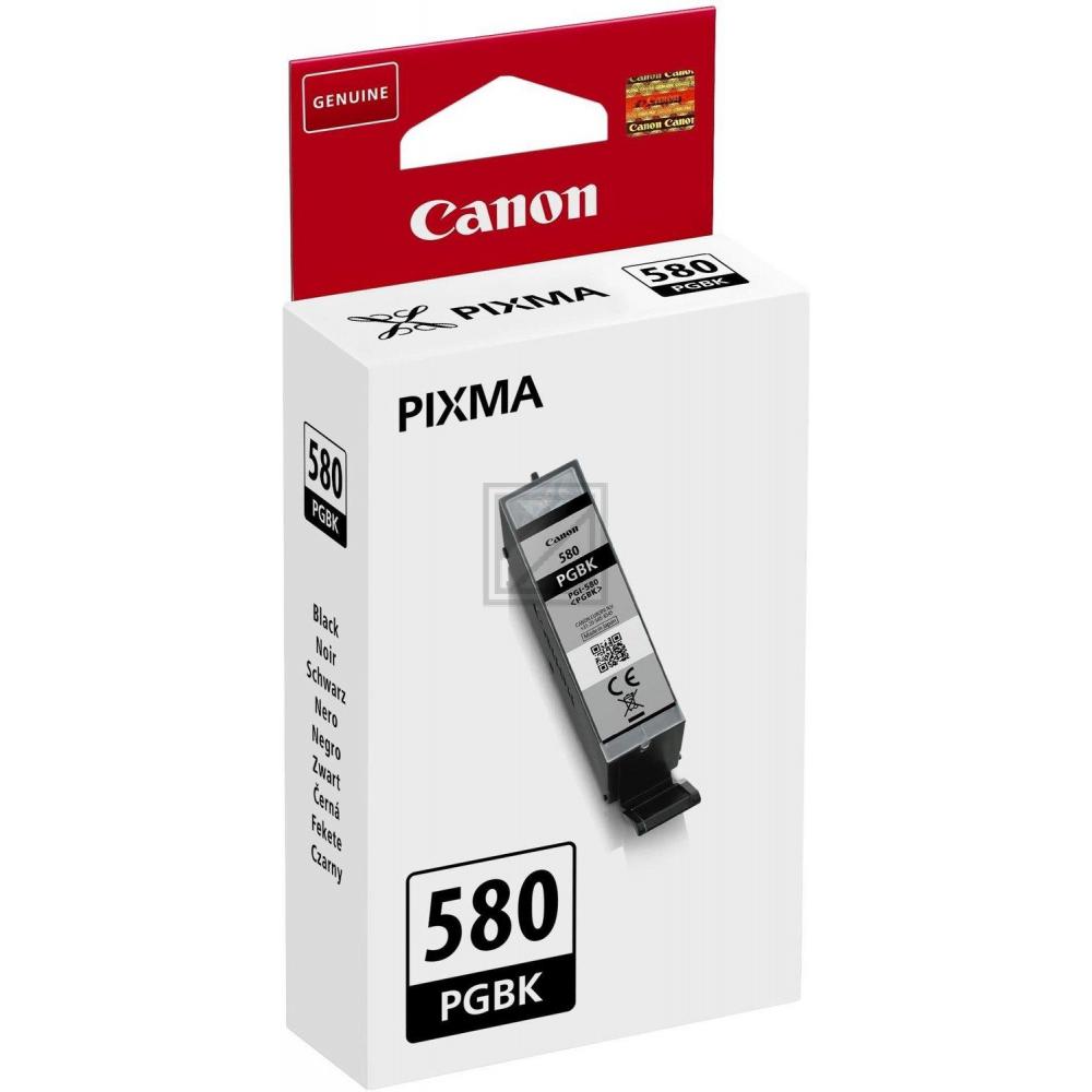2078C001 // PGI580PGBK / schwarz / original CANON Tintenpatrone schwarz / 2078C001 / 200 S. / 11.20 ml