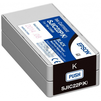C33S020601 // SJIC22PK / original EPSON Tintenpatrone schwarz / C33S020601 / 33.00 ml