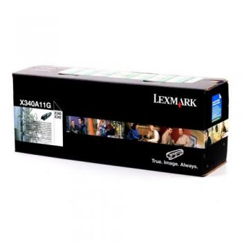 X340A11G / schwarz / original LEXMARK Toner schwarz / X340A11G / 2500 S.