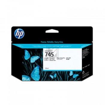 F9J98A // 745 / schwarz / original HP Tintenpatrone schwarz hell / F9J98A / 130.00 ml