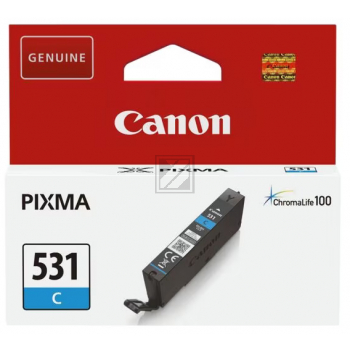 6119C001 // CLI531C / cyan / original CANON Tintenpatrone cyan / 6119C001 / 515 S. / 8.20 ml
