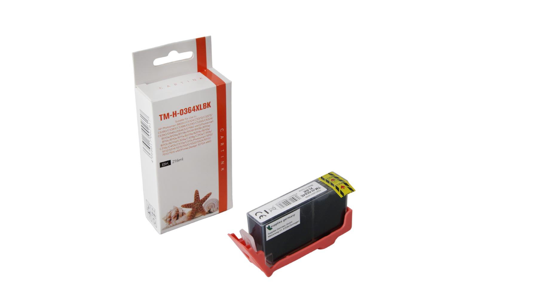 Alternativ Tinte Black für HP / CN684EE / 21,6ml / mit Chip
