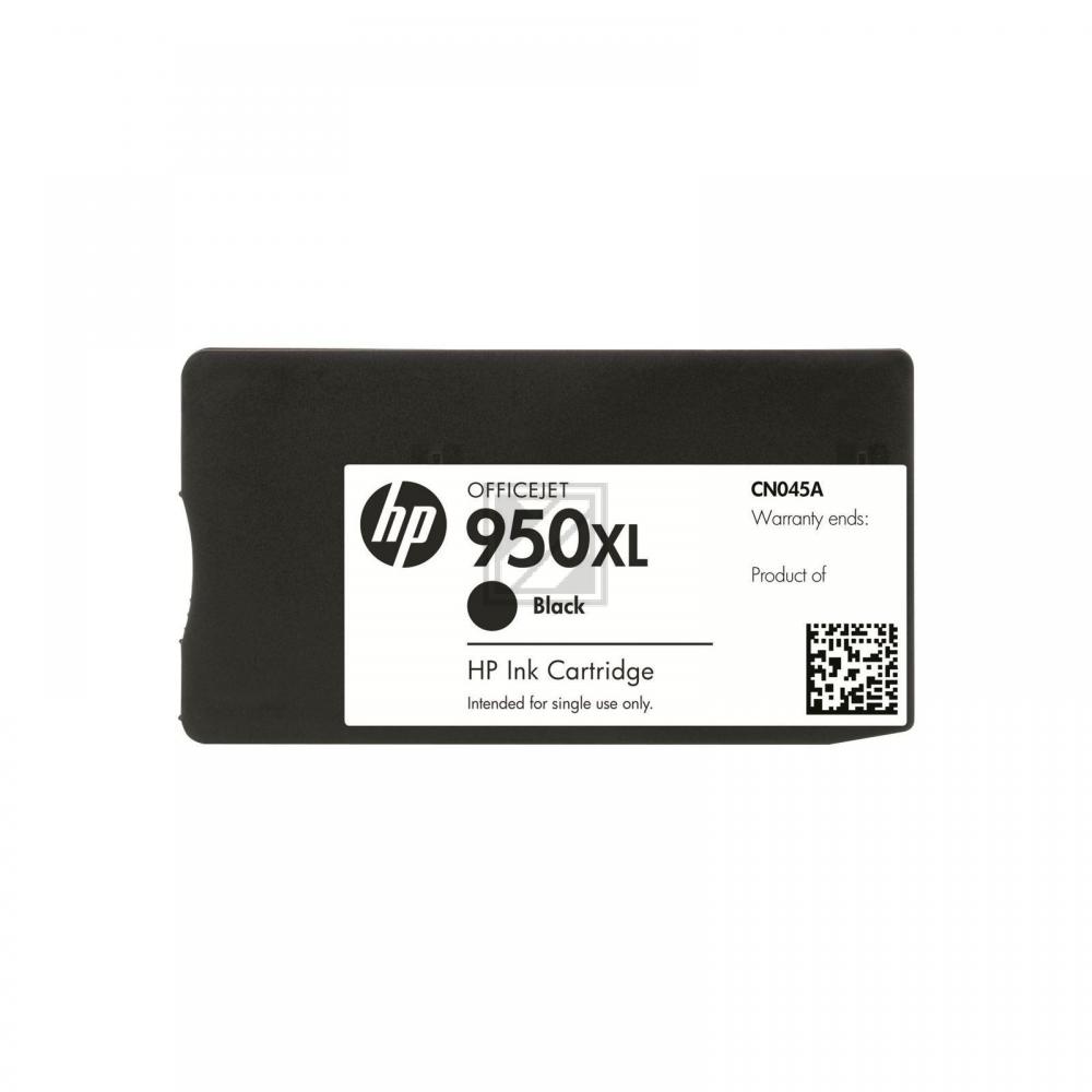 CN045AE // 950XL / schwarz / original HP Tintenpatrone schwarz / CN045AE / 2300 S. / 53.00 ml