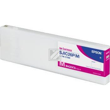 EPSON SJIC26P Tintenpatrone Magenta für ColorWorks / C33S020620