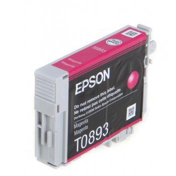 C13T08934011 // T0893 / magenta / original EPSON Tintenpatrone magenta / C13T08934011 / 135 S. / 3.50 ml