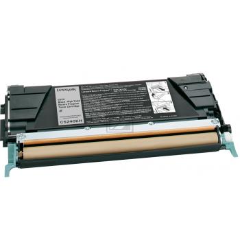C5240KH / schwarz / original LEXMARK Toner schwarz / C5240KH / 8000 S.