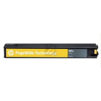 J3M70A // 981A / gelb / original HP Tintenpatrone gelb / J3M70A / 6000 S. / 68.50 ml