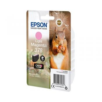 C13T37864010 // 378 / original EPSON Tintenpatrone magenta hell / C13T37864010 / 360 S. / 4.80 ml