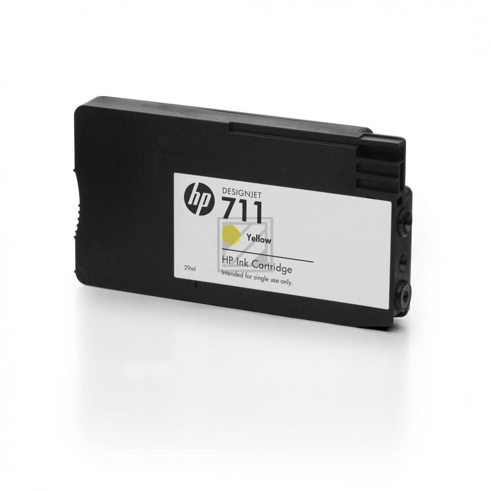 CZ136A // 711 / gelb / original HP Tintenpatrone gelb / CZ136A / 29.00 ml