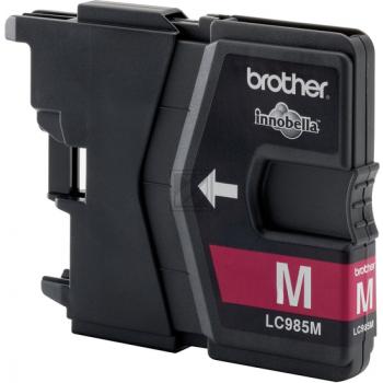 LC985M / magenta / original BROTHER Tintenpatrone magenta / LC985M / 260 S. / 4.80 ml