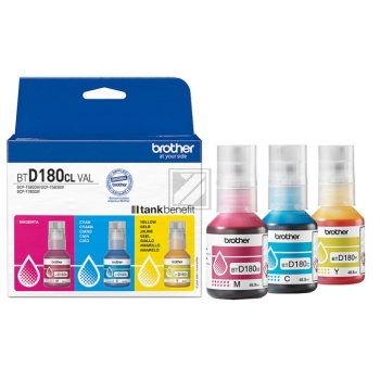 BTD180CLVAL / original Brother Tintenflasche Multi / BTD180CLVAL / 5000 S. / 48.80 ml