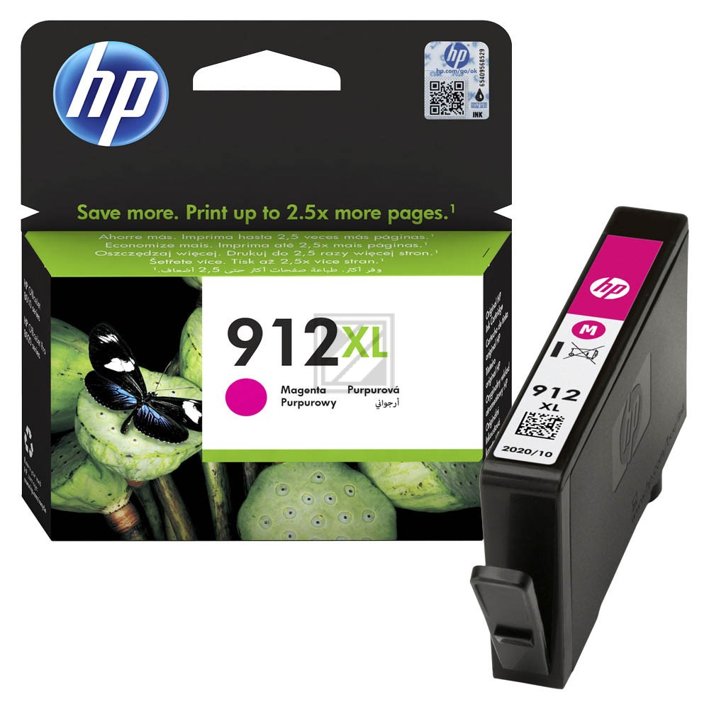 3YL82AE // 912XL / magenta / original HP Tintenpatrone magenta / 3YL82AE / 825 S. / 10.40 ml