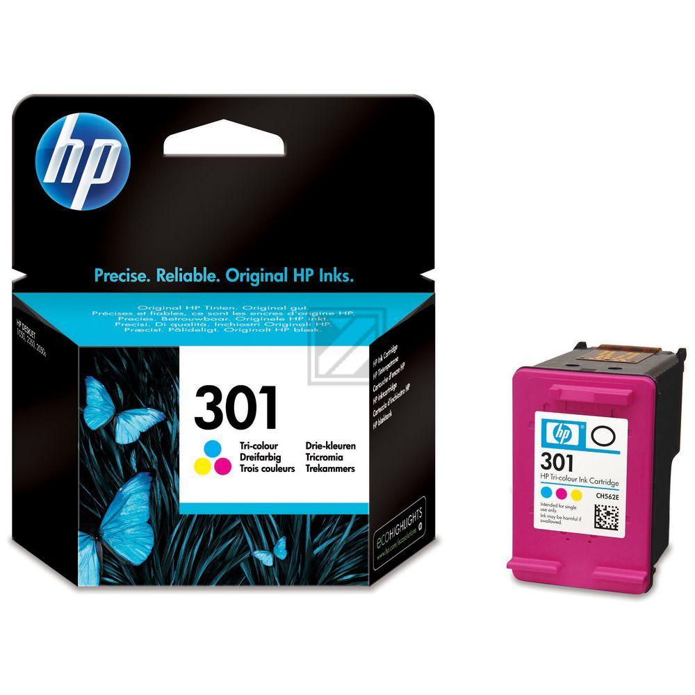 CH562EE // 301 / original HP Druckkopfpatrone color / CH562EE / 150 S. / 3.00 ml