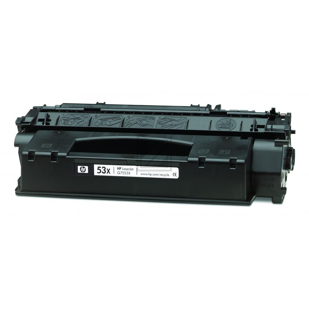 Q7553X // 53X / schwarz / original HP Toner schwarz / Q7553X / 7000 S.